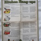 rare 1970's Club Aluminum Pans 9" x 11" Kitchen Hang-Ups mini-Poster - never hung