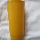 vintage Tupperware #1348: Stackable 12oz Tumbler Cup- Dark Yellow/ Orange