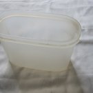 vintage Tupperware #1612:  4 3/4 cup Modular Mate Canister Base - Clear