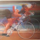Robert Peak 12.25" x 11.25" Bookplate Print: Olympics Cycling - Daniel Morelon