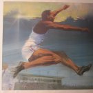 Robert Peak 12.25" x 11.25" Bookplate Print: 2-sided Olympics Jesse Owens / Gert Fredriksson