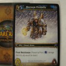 (TC-1496) 2008 World of Warcraft ILLIDAN TCG card #126/252: Harnum Firebelly
