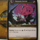 (TC-1579) 2010 World of Warcraft ICE CROWN TCG card #74/220: Demonic Accord