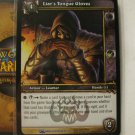 (TC-1583) 2007 World of Warcraft MAGTHERIDON TCG card #4/20: Liar's Tongue Gloves - FOIL