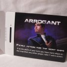 2013 Quantum Board Game Piece: Command Card - Arrogant