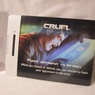 2013 Quantum Board Game Piece: Command Card - Cruel