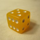 2013 Quantum Board Game Piece: Player Dice - Yellow