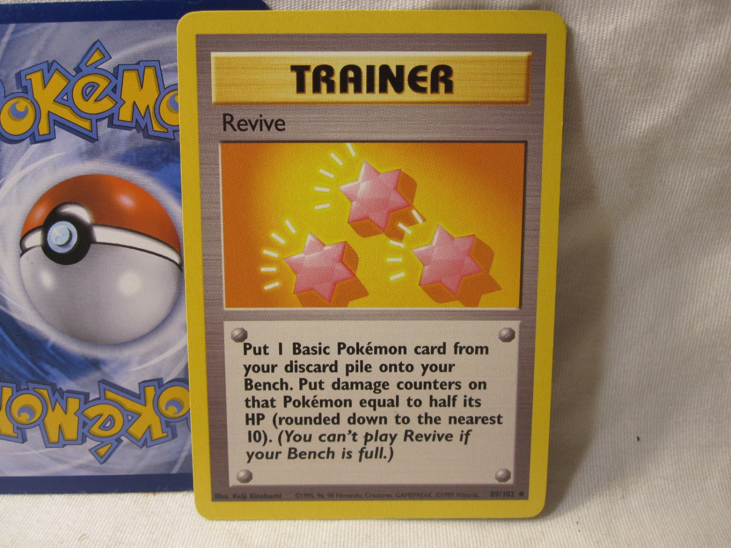 1999 Pokemon Card #89/102: Trainer - Revive - Base Set