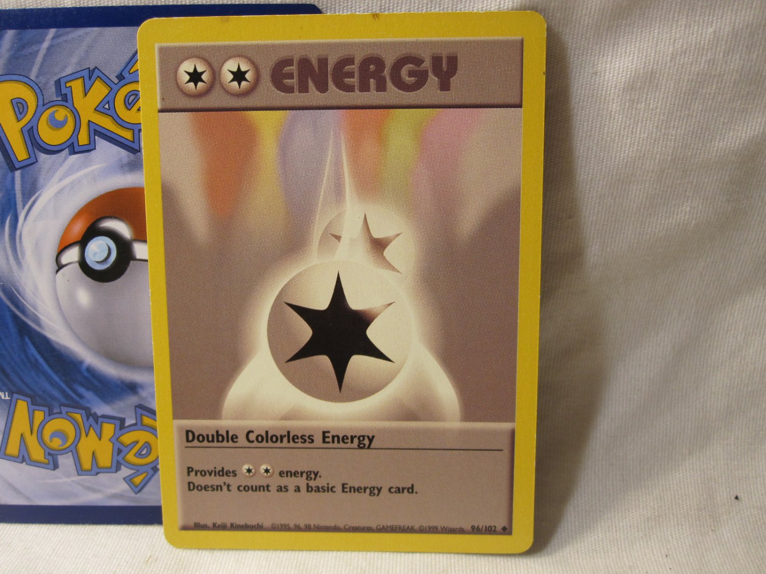 1999 Pokemon Card 96/102 Energy Double Colorless Energy Base Set