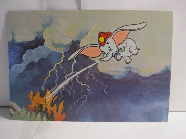 1978 Walt Disney's Fun & Facts Flashcard #DDF2-11: Thunder & Lightning