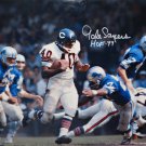 Gale Sayers HOF Autographed 16x20 Against Detroit Lions *White Photo- JSA Auth