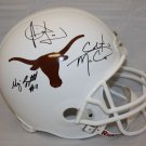 Applewhite, McCoy & Young Autographed F/S Texas Longhorns Helmet- JSA Auth