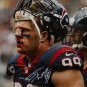 JJ Watt Autographed 16x20 Side View Bloody Face Photo- JSA W Authenticated