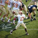 Charlie Ward Autographed 16x20 Passing Photo- JSA W Authenticated