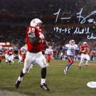 Tommie Frazier Autographed 8x10 Horizontal Running *White Photo- JSA W Auth