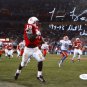 Tommie Frazier Autographed 8x10 Horizontal Running *White Photo- JSA W Auth