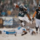 LeSean McCoy Autographed 16x20 Jump Over In Snow Photo- JSA W Authenticated