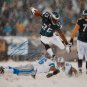 LeSean McCoy Autographed 16x20 Jump Over In Snow Photo- JSA W Authenticated