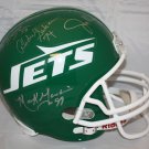 Klecko Gastineau Lyons Salaam Autographed F/S New York Jets Sack Exchange Helmet