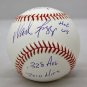 Wade Boggs Stat Autographed Rawlings OML Baseball- JSA W Authenticated