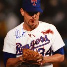 Nolan Ryan Autographed 16x20 Bloody Lip Photo- JSA Authenticated