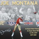 Joe Montana Autographed 16x20 Named Super Bowl Photo- JSA Authenticated