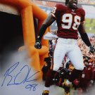 Brian Orakpo Autographed 8x10 Yelling Photo- JSA Authenticated