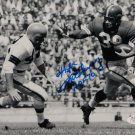 Hugh McElhenny Autographed 8x10 B&W Running Photo- JSA W Authenticated