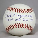 Bill Mazeroski 1960 WS HR Autographed Rawlings OML Baseball- JSA Authenticated