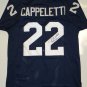 John Cappeletti Signed / Autographed Navy Blue Jersey- JSA Authenticated