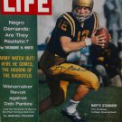 Roger Staubach Autographed 16x20 Life Magazine *Blue Photo- JSA Authenticated