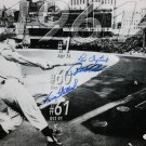 Stallard, Fisher & Foytack Autographed 11x14 B&W Field View Photo- JSA Auth