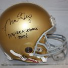 Manti Te'o Autographed F/S Notre Dame Fighting Irish Champion ProLine Helmet JSA