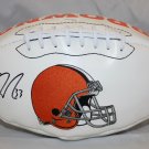 Trent Richardson Autographed Cleveland Browns Logo Football- JSA Authenticated