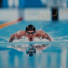 Michael Phelps Autographed 16x20 Front View *Gold Photo- JSA W Authenticated