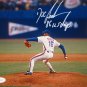 Doc Gooden 86 WS Champs Autographed 8x10 Pitching Photo- JSA W Authenticated