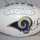 Eric Dickerson Autographed St Louis Rams Logo Football- JSA W Authenticated