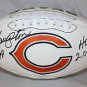 Dan Hampton Autographed Chicago Bears Logo Football- JSA W Authenticated
