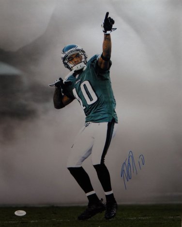 DeSean Jackson Autographed 16x20 Posing In Smoke Photo- JSA W Authenticated