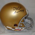 Lou Holtz Autographed F/S Notre Dame Fighting Irish ProLine Helmet- JSA Auth