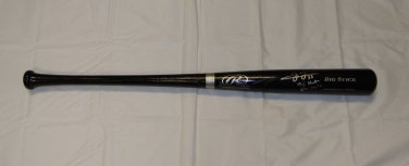 Frank Thomas Big Hurt 521 Autographed Rawings Big Stick Black Baseball Bat- JSA