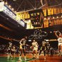 Larry Bird Autographed 20x24 Against Lakers Canvas- Larry Bird Hologram