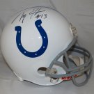 T.Y. Hilton Autographed F/S Indianapolis Colts Helmet- JSA W Authenticated