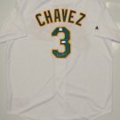 Eric Chavez Autographed White Oakland Athletics Jersey- TriStar Authenticated