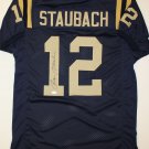 Roger Staubach Signed / Autographed Navy Blue Jersey- JSA W Authenticated
