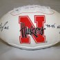 Tommie Frazier Autographed Nebraska Cornhuskers Logo Football- JSA W Auth