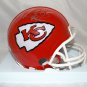 Jamaal Charles Autographed Kansas City Chiefs *Silver Mini Helmet- JSA W Auth