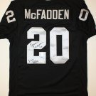 Darren McFadden RUN Signed / Autographed Black Jersey- JSA Authenticated