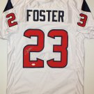 Arian Foster Signed / Autographed White Jersey- JSA W Authenticated