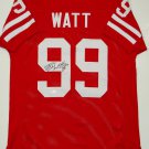 JJ Watt Signed / Autographed Red w/ White Jersey- JSA W Authenticated